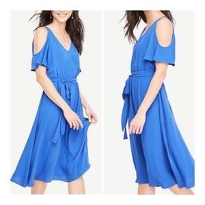 Ann Taylor Cold Shoulder Dress